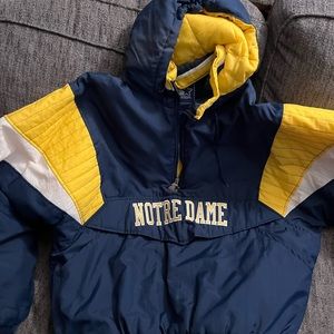 Vintage Norte Dame pullover jacket